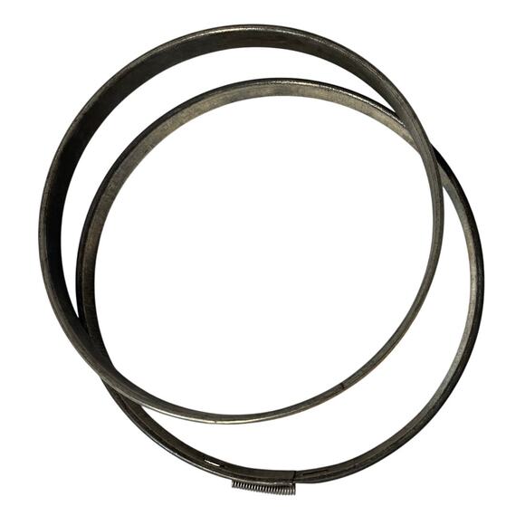 Vintage Metal Spring Tension Cork Lined Embroidery Hoop 5 Inch Crafting Sewing - Picture 6 of 11